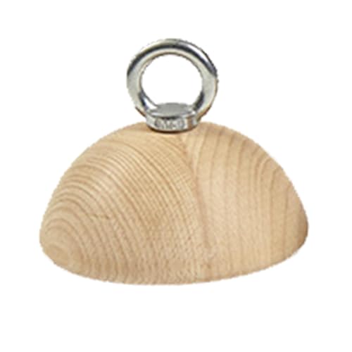 Agarre de barra de dominadas: barra de dominadas portátil, entrenamiento de fuerza del brazo, bola de dominadas de madera portátil para búlder, dominadas, pesas rusas, entrenamiento físico Agarre de d
