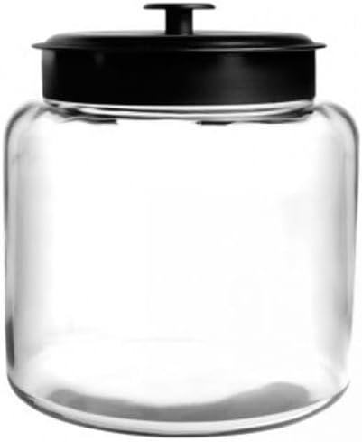 Anchor Hocking 96712AHG17 Black 96 Ounce Montana Jar - 2 / CS