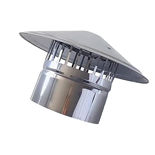 Capuchon de cheminée en inox 403 durable avec grille anti-oiseaux pour toit