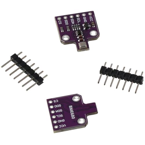 Development Board 2pcs BME680 Practical 4 in 1 Temperature Humidity Pressure Sensor Digital Atmospheric Barometric Board Electronic Building Blocks - Image 3