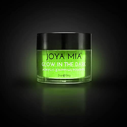 Glow in the dark acrylic nail powder by Joya Mia Glow in the dark dip acrylic powder select from 12 excellent glow effect colors and Long Lasting (DPGW-3)