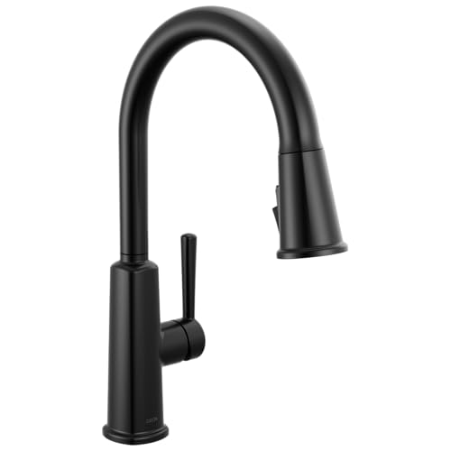 Delta Finnridge Matte Black Pulldown Faucet