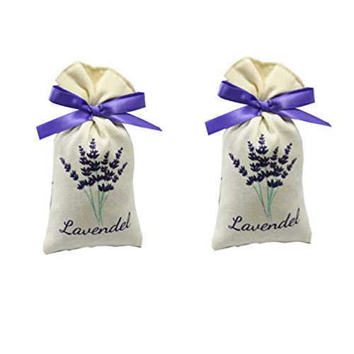 Angoily 6 Pcs Fragrância Fragrância de Lavanda Sachê Sacos Vazios Sacos de Linho Tecido de Musselina