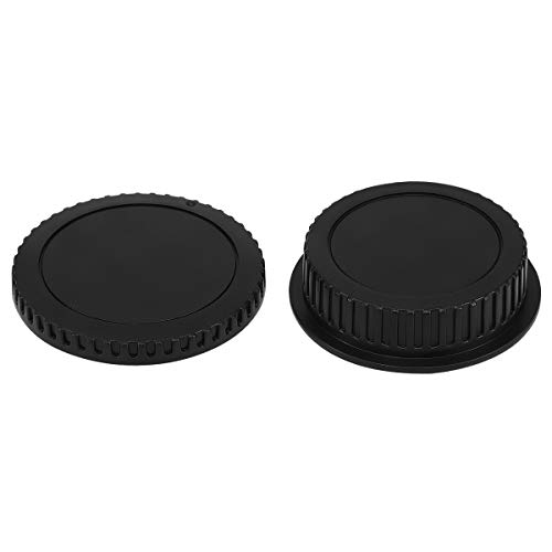 Kit de tapa para cuerpo y tapa trasera para lente Haoge para cámaras y lentes Canon EOS EF y EF-S miniatura 3