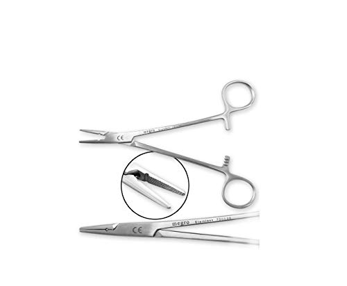 Porte-aiguilles de chirurgie Crile Wood Megro droit 15 cm pour bloc opératoire