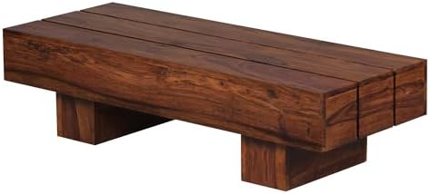 FineBuy Mesa de Centro Moderna Rectangular 120x45x30 cm Madera Ma...