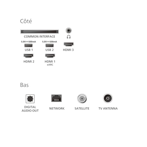 Philips Ambilight 43PUS8500 4K LED Smart TV - Écran 43 Pouces avec Plateforme Pixel Precise Ultra HD, Titan OS et Son Dolby Atmos, Compatible Alexa et Assistant Vocal Google