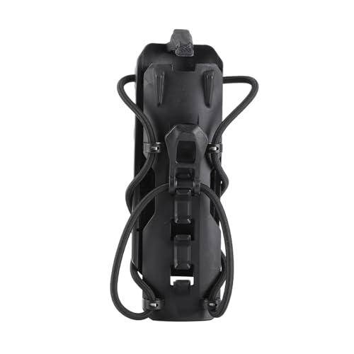 Support de bouteille de moto réglable noir pour pare-chocs et garde-boue