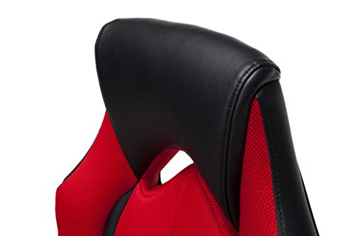 Ofm Ess-3086-Red High-Back Racing Style Bonded Leather Gaming Chair, Red #TOP6