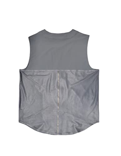 Image of King Midas Empire Barber Vest, Men's Hair Water And Water Repellent Vest For Barbers
