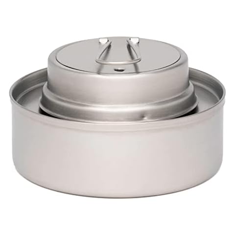 The Pathfinder School Stainless Steel Alcohol Camp Cooking Pack Stove Cover