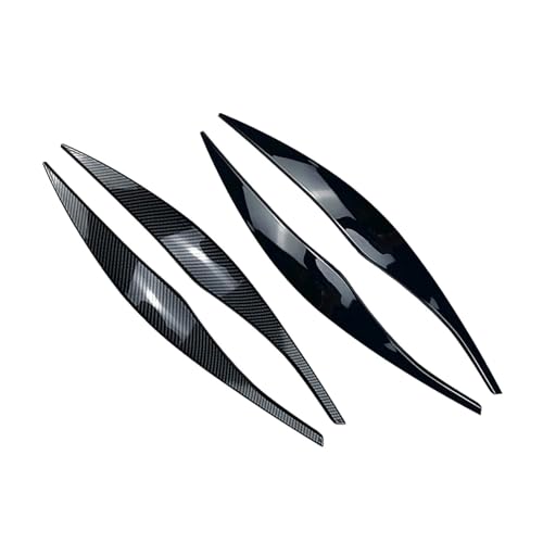 Paupières de phares de voiture pour E90 E91 noir carbone