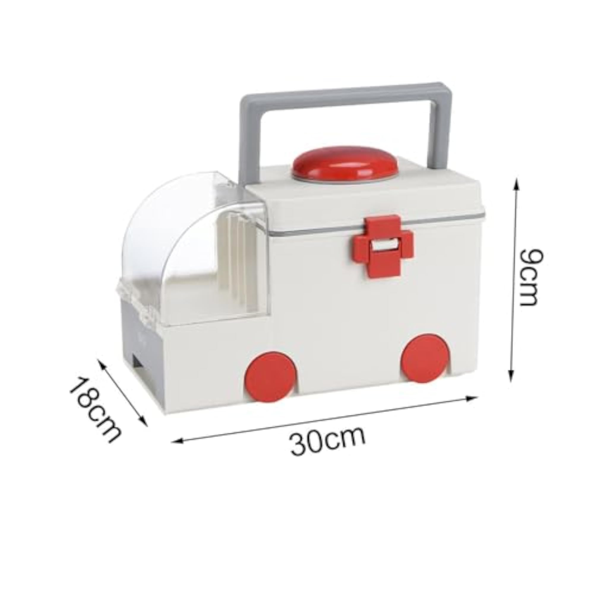 First Aid Storage Box Container Bin Portable Handle