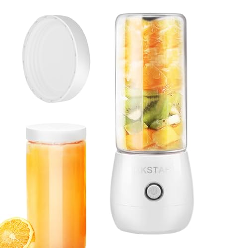 Personal Size Blenders, USB recargable Mixer, Handheld Maker, Compact Portable Design, Easy, Lightweight Build, for Household, Outdoor, Travel Use, 8,5 x 8,5 x 21 cm