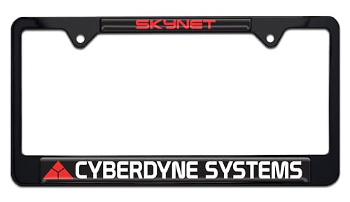 Elektroplate Terminator Cyberdyne Systems License Plate Frame Black