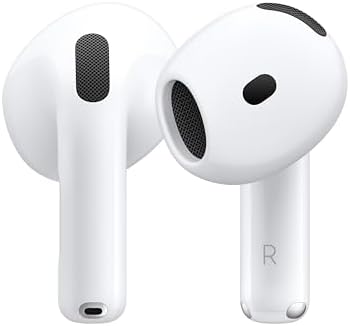 Apple AirPods 4 Kablosuz Kulaklık, Bluetooth Kulaklık, Kişiselleştirilmiş Uzamsal Ses, Tere ve Suya Dayanıklı Tasarım, USB-C Şarj Kutusu, H2 Çip, 30 Saate Kadar Pil Ömrü, iPhone’la Zahmetsiz Kurulum - Görsel 1