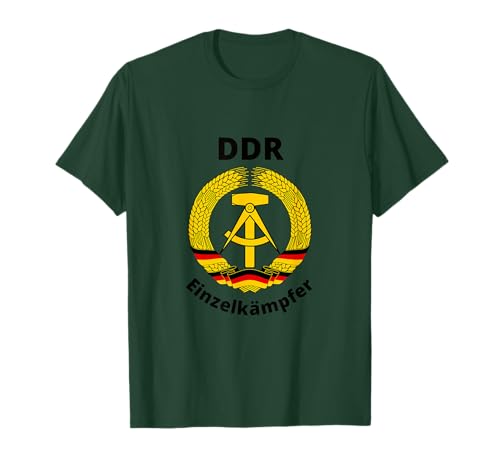 Herren DDR - Einzelkämpfer Ossi Ostdeutschland T-Shirt