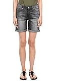 gerade Passform, Fit: Karolin s.Oliver Damen 120.10.005.26.180.2038677 Jeans-Shorts, Grey Stretched Den, 40