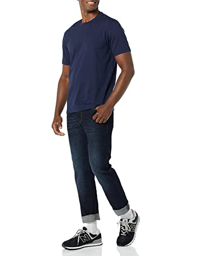 Image of Amazon Essentials Men's Slim-Fit Crewneck Short Sleeve Cotton T-Shirts