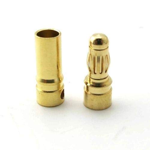 Techtonics 3.5mm Gold Bullet Banana Connector Plug For ESC Battery Motor (Pack of 5) (B07QHD2HNB) Amazon Price History, Amazon Price Tracker