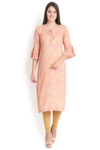 Image of ALC Creation Women's Rayon Straight Kurta