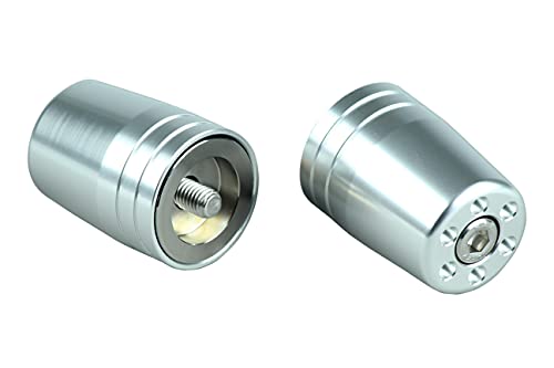 ポッシュ(POSH) ハンドルバーエンド ウルトラヘビーバーエンド カワサキ純正ハンドル M8用 NINJA250 | Z900RS | ZRX1200DAEG 等 シルバー 031579-03