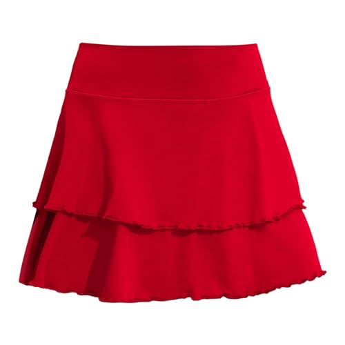 Womens Bathing Bottom Women's Swim Skirt High Waisted Fold Bathing Skirt Built in Swim Shorts Bottoms for Women Sports Ladies Yoga Skort Swimbottom Board Shorts Plus Size Bikini Bottom Beachwear - Image 2