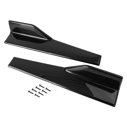 Artudatech Faldones laterales, Faldón lateral universal para coche, alerón de carrocería, ABS Rocker Splitter Winglet Wings Difusor Auto Spoiler