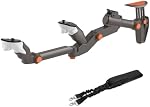 VR Gunstock for Meta Quest 2 Quest 3 Quest 3S Quest Pro – Adjustable FPS Gaming Controller Accessories with Quick Magnetic Attachment Cheek Pad for Immersive VR Gameplay (Gunmetal Gray)
