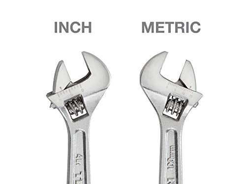 TEKTON 4 Inch Adjustable Wrench - Image 2