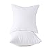 HOMESJUN Set of 2, 100% Cotton Down Alternative Decorative Throw Pillow Insert, Square, 26x26 Inch