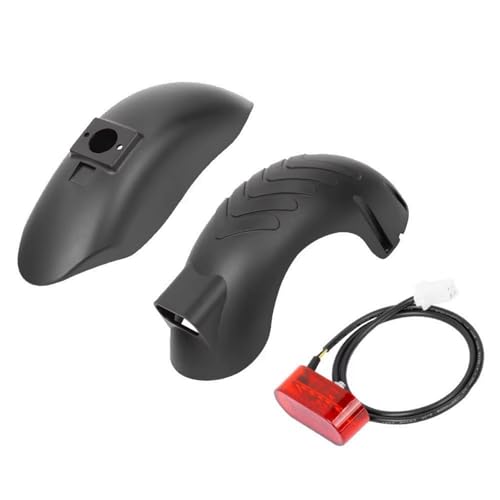 Guardabarros de scooter eléctrico con luz trasera y protector de barro ampliado