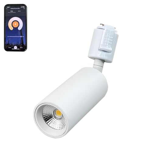 �X�}�[�g�t�H���Ő���uTUYA�v�Ή� �_�N�g���[���X�|�b�g���C�g 8W �i�z���C�g1�� �j�uTuya Smart�v�uSmart Life�vapp�Œ����E���F�ł���X�}�[�g�Ɩ� �����̍����d�グ�œX�܂⃌�X�g�������� �����E�h TZ-TL195-WT