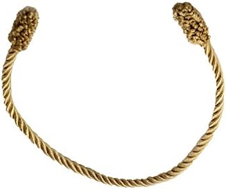 Haute Decor Decorative Twist Ties, 6 pack, 16 inches (Gold) - Hang Garland, Lights, and Decorations