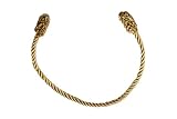 Haute Decor Decorative Twist Ties, 6 pack, 16 inches (Gold) - Hang Garland, Lights, and Decorations