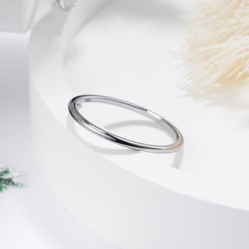 Image of King Will Men's Women's Tungsten Carbide Ring 24k Gold Plated Rose Gold Plated Domed Polished Finish Wedding Band