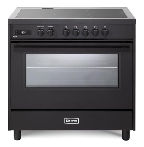 Verona Ultima Midnight 36 Inch Induction Range