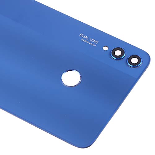 Cache batterie Honor 8X bleu antichoc avec vitre objectif photo intégrée - 4