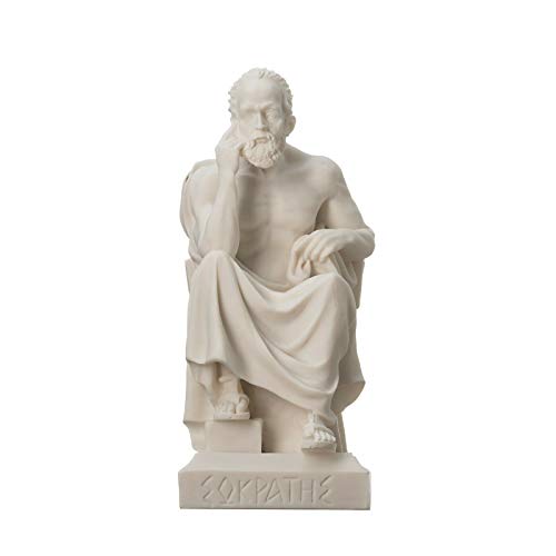 Estatua de Sócrates figura decorativa de 17 cm