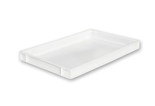 Bac Gerbable Parois et Fond Pleins pour Pate à Pizza 600x400x55 mm - L2G