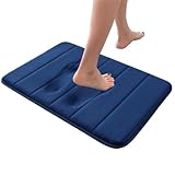 non slip Alfombrilla De Baño Súper Absorbente, Alfombras Antideslizantes De Espuma Viscoelástica Suave, Para Dormitorio, Inodoro, Ducha, Decoración Del Hogar bathroom rugs ( Color : Biege , Size : 40C