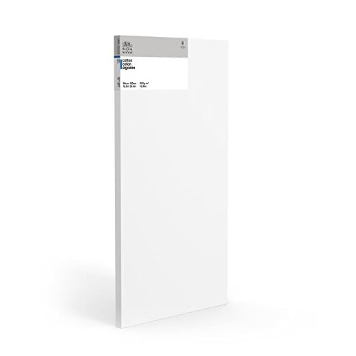 Winsor & Newton Lienzo de algodón, Blanco, 50 x 100 x 45 cm