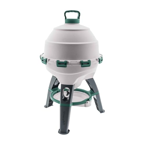 horizont Hühnertränke Optimus 25 L für bis zu 25 Hühner, inkl. Ersatztrinkschale, Zweiteiliger Wassertank - Geflügeltränke - Automatische Tränke - Wasserspender