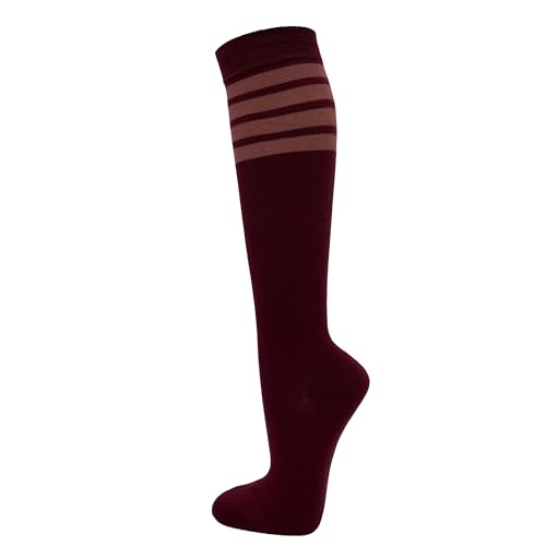 Image of SocksKnee Women Multi-Pack Colorful Variety Design Assorted Activewear Knee-High Stocking Socks, 9-11