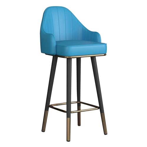 Tabourets de bar pivotants en cuir synthétique chic pour îlot de cuisine