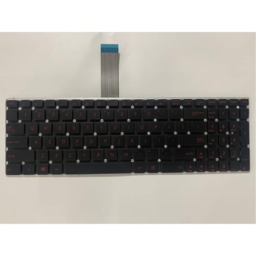 Clavier américain ASUS F750J avec touches robustes et frappe fluide