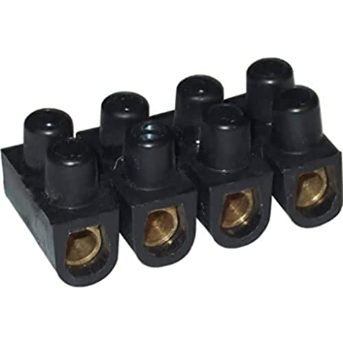 Electraline 80588 Barrette de 12 connexions 10 mm² Noir