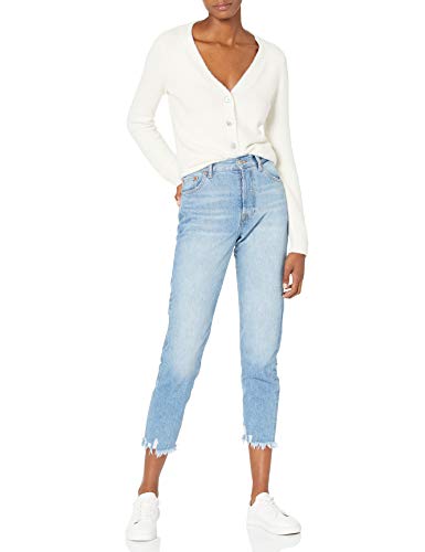 The Drop Women's Francine V-Neck Button Front Cozy Cardigan3