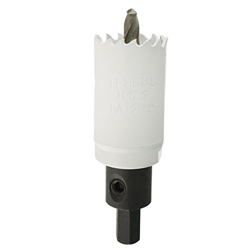 29mm HSS Hole Saw Holesaw Bi-Metal Blade Cutter Drill and Drill Adaptor Arbor