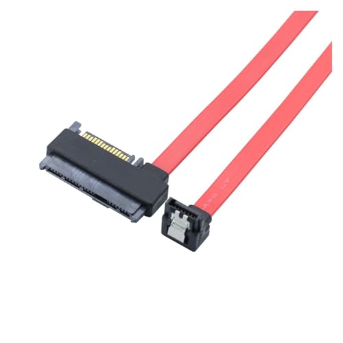 Cable S-AS SFF-8482 a SATA 7Pin con seguro 0.5 m negro